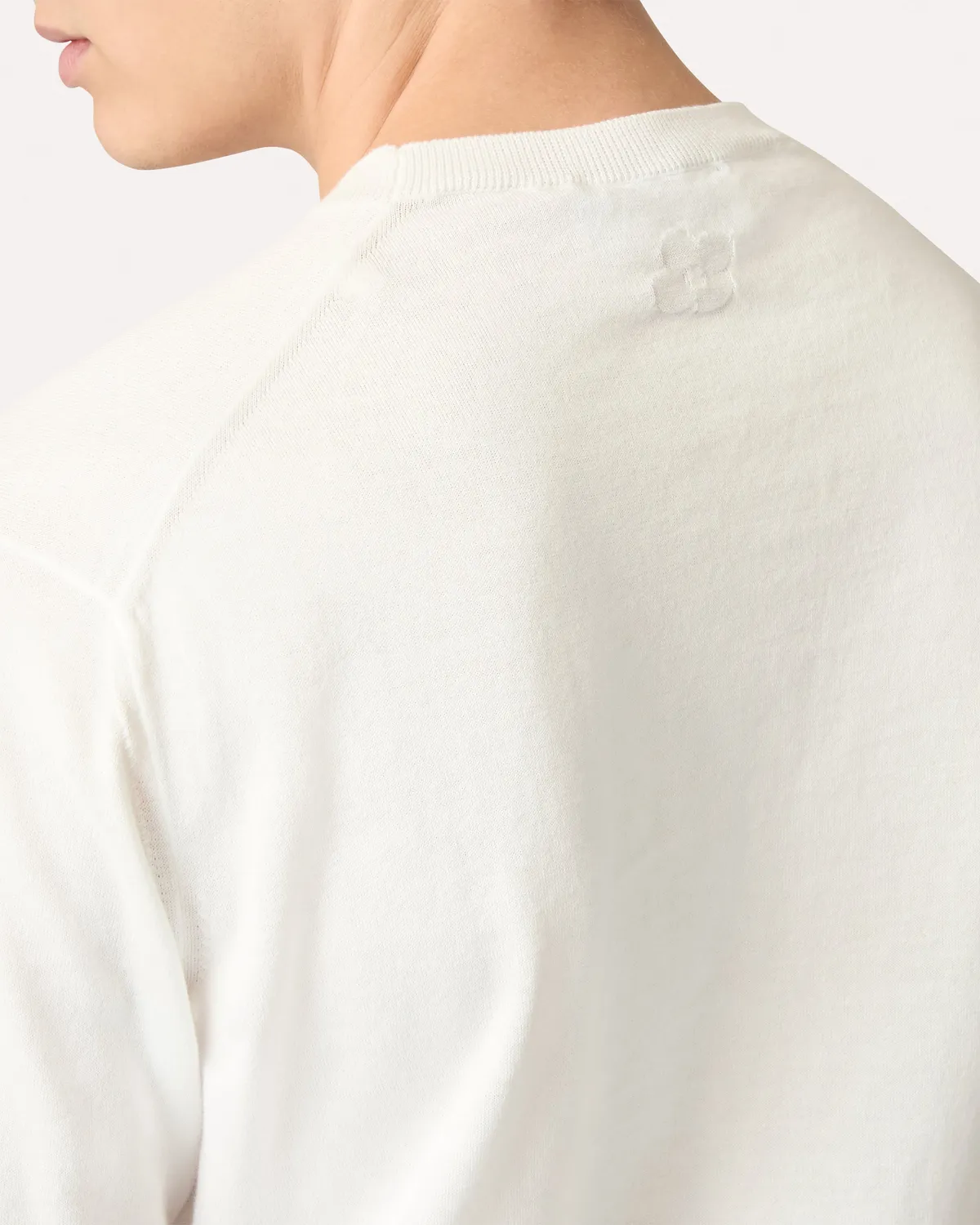 Lardini t-shirt maglia cotone bianca fiore