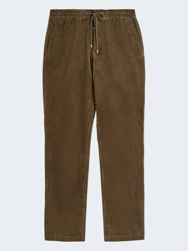 Sand Menswear Soft Corduroy pantalone velluto verde