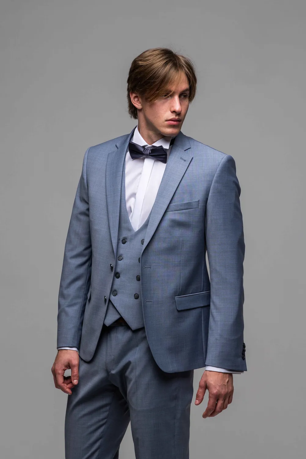 Alain Delon gilet da abito elegante tre pezzi