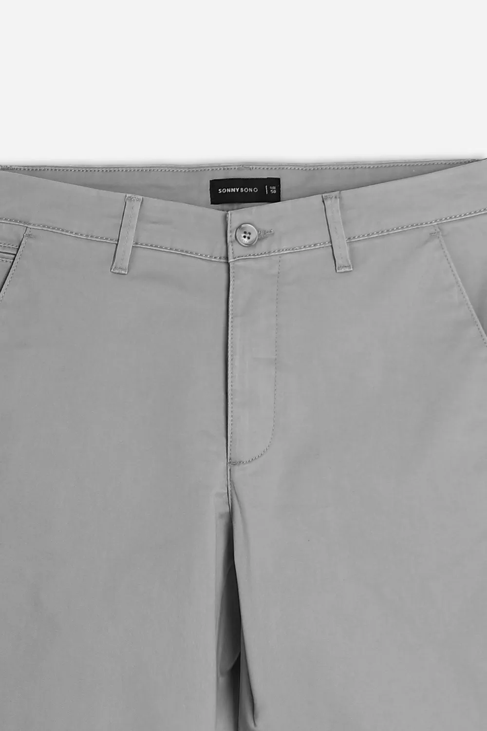 Sonny Bono Basic pantalone chino grigio medio