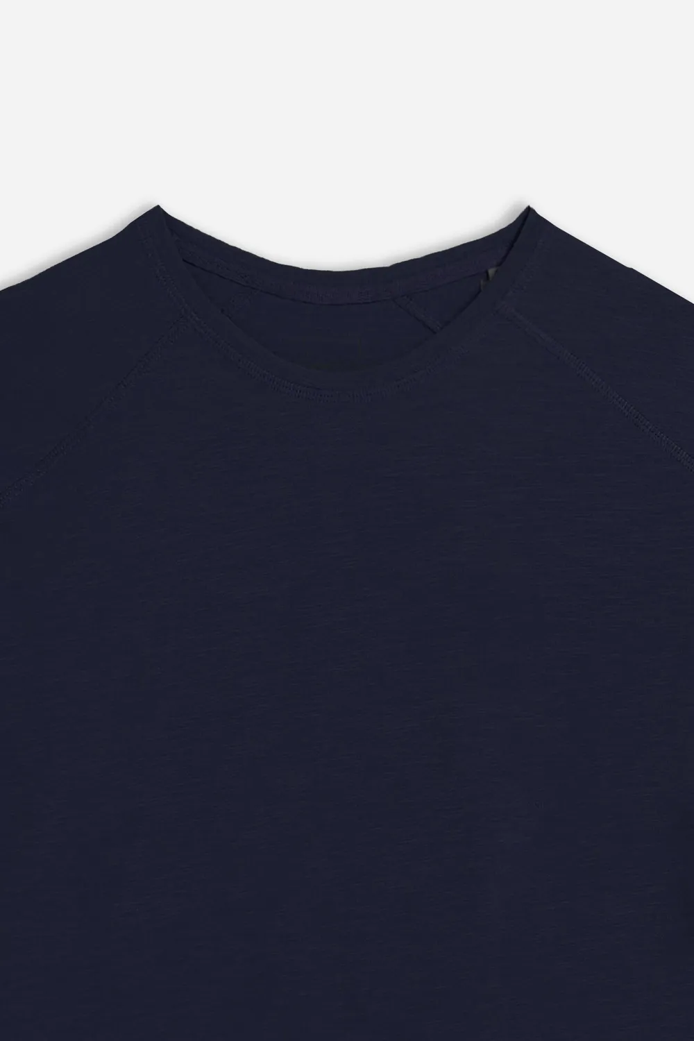 Sonny Bono t-shirt girocollo slub bleu traspirante