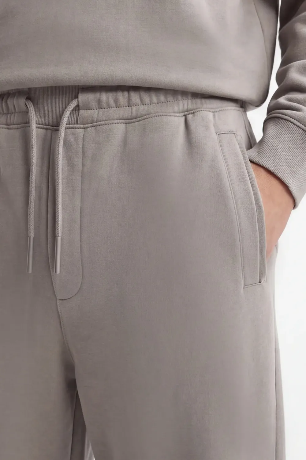 Sonny Bono OF 07013P4 pantalone jogger tortora over fit