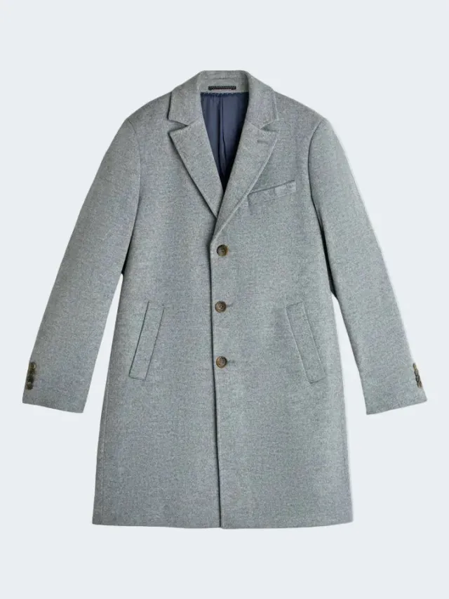 Sand Menswear Sultan Relax cappotto grigio cashmere uomo
