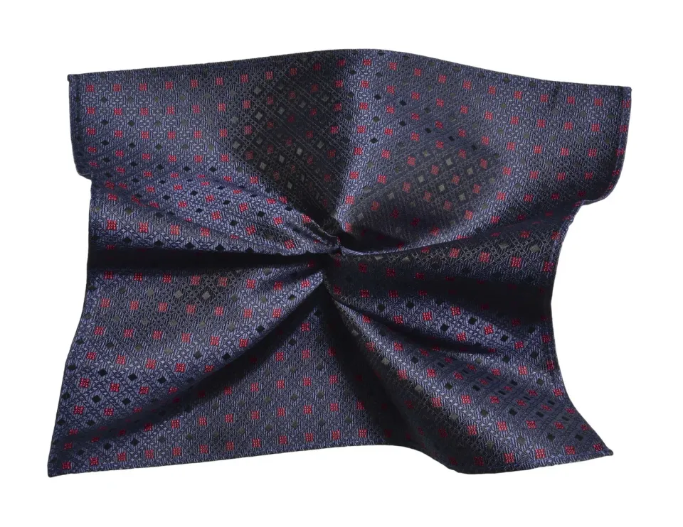 Alain Delon pochette seta fazzoletto fatto a mano