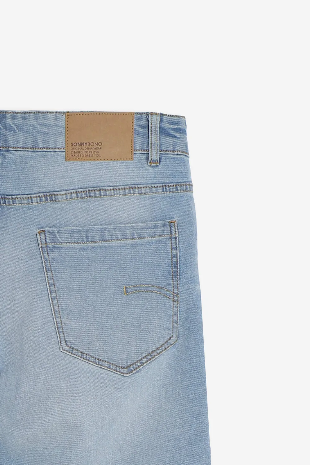 Sonny Bono Slim Fit Denim Jeans Celeste