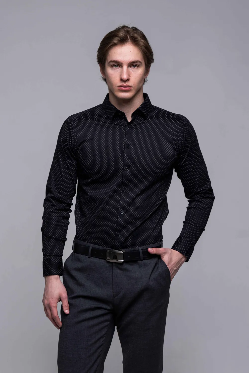 Alain Delon Camicia Stretch Nuova Collezione Uomo