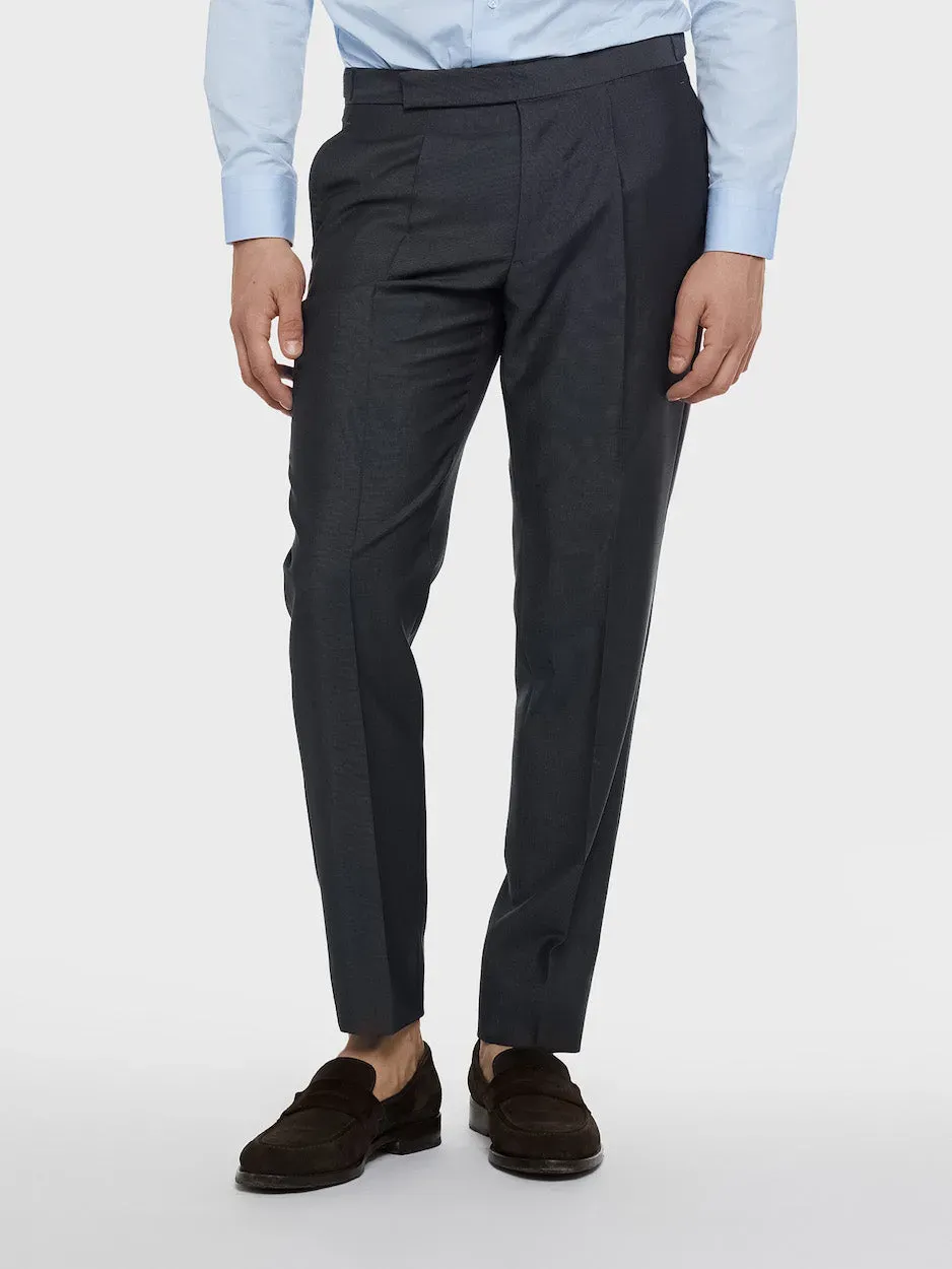 Caruso Norma pantalone lana mohair grigio