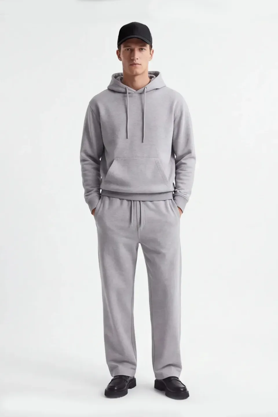 Sonny Bono OF 07013P4 jogger felpa grigio medio over fit