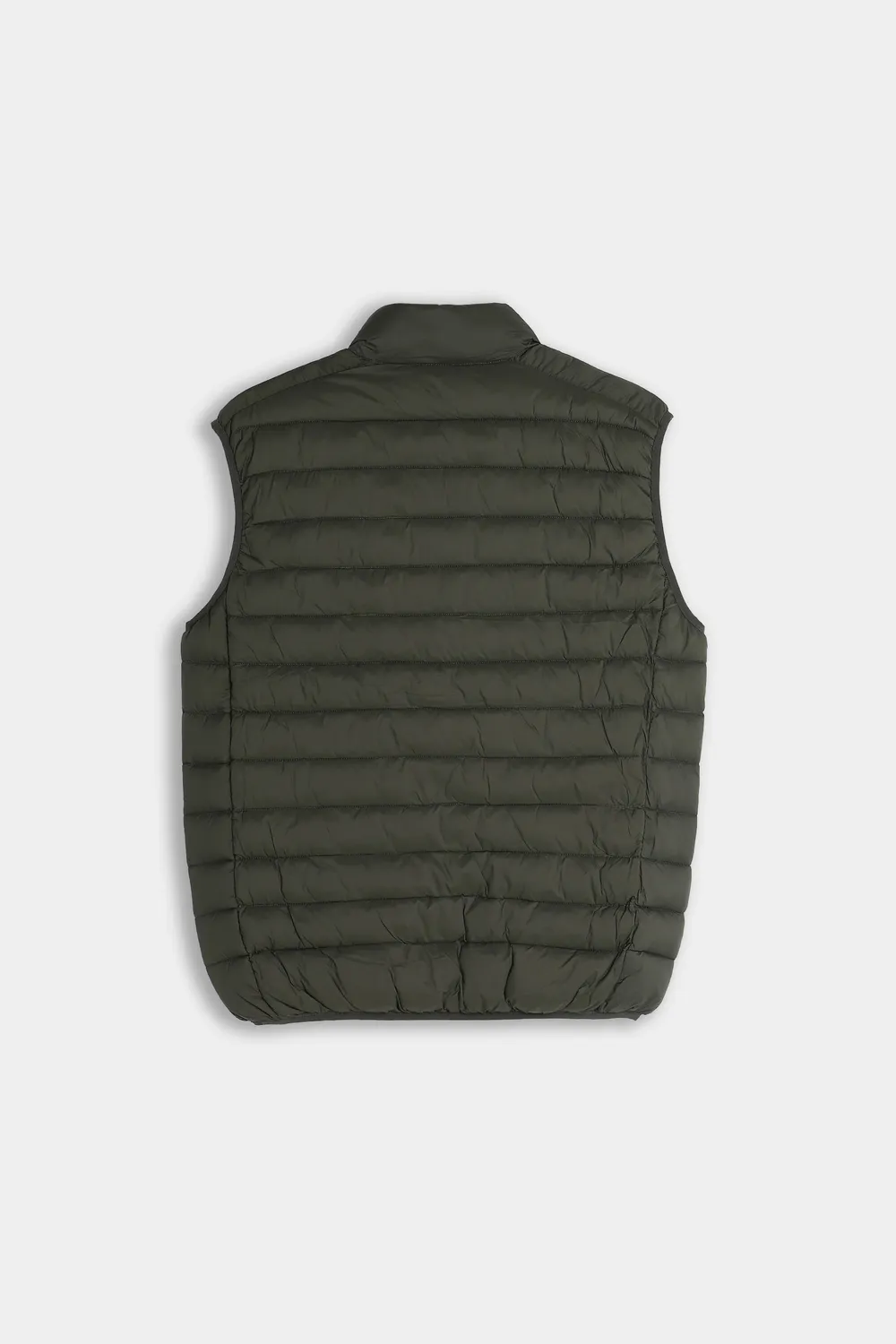 Sonny Bono gilet trapuntato verde militare poliammide