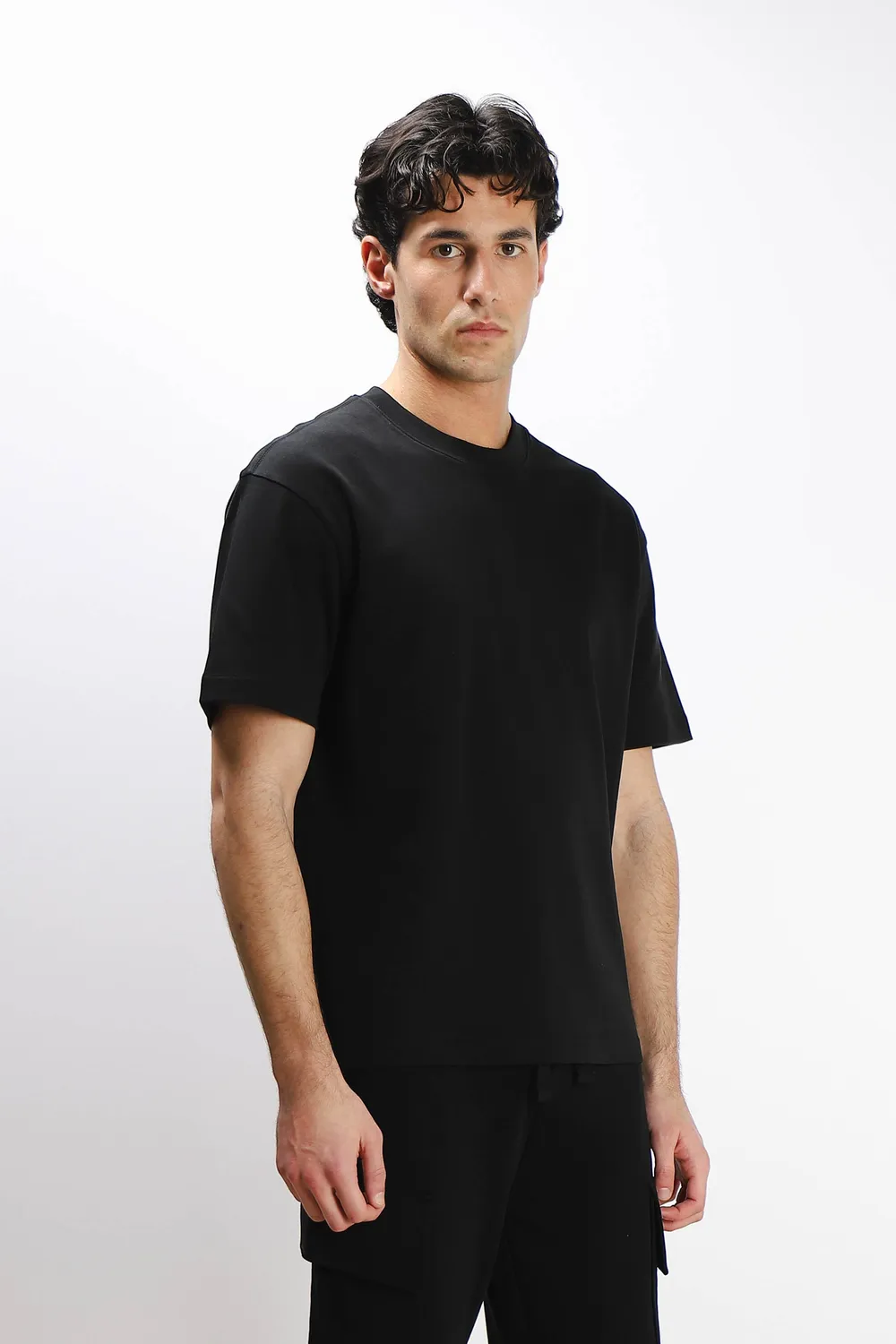 Sonny Bono Over t-shirt girocollo nero taglio ampio