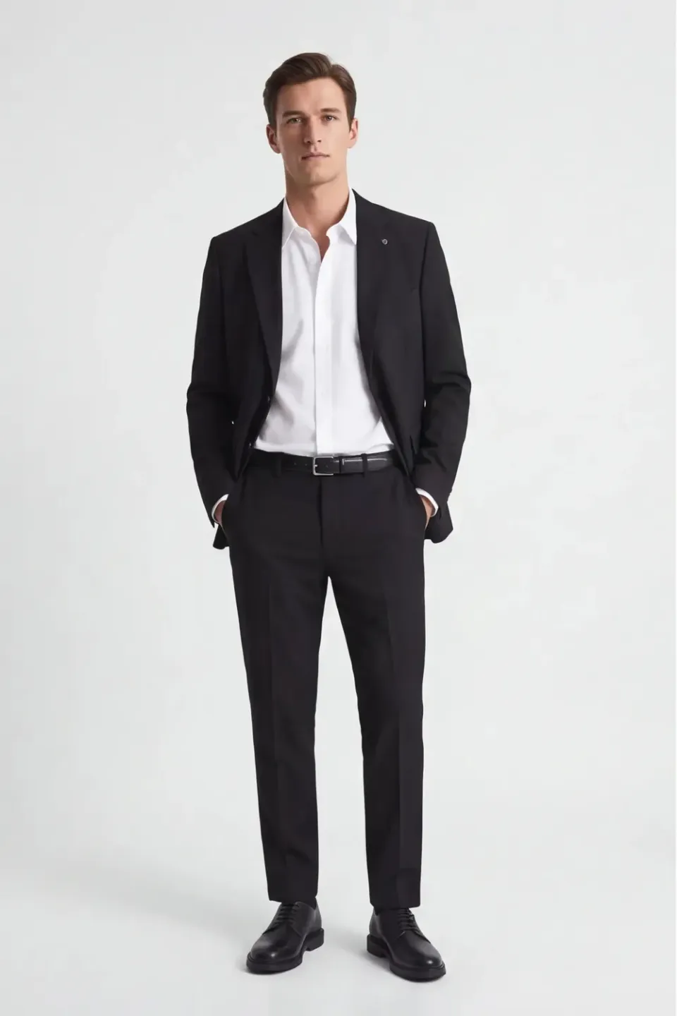 Sonny Bono T7 07706PA 326 pantalone abito nero