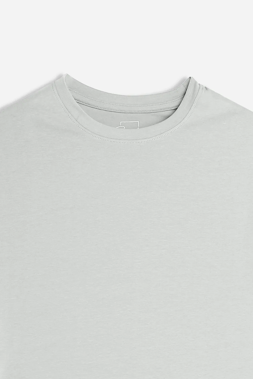 Sonny Bono t-shirt girocollo grigio stretch basic