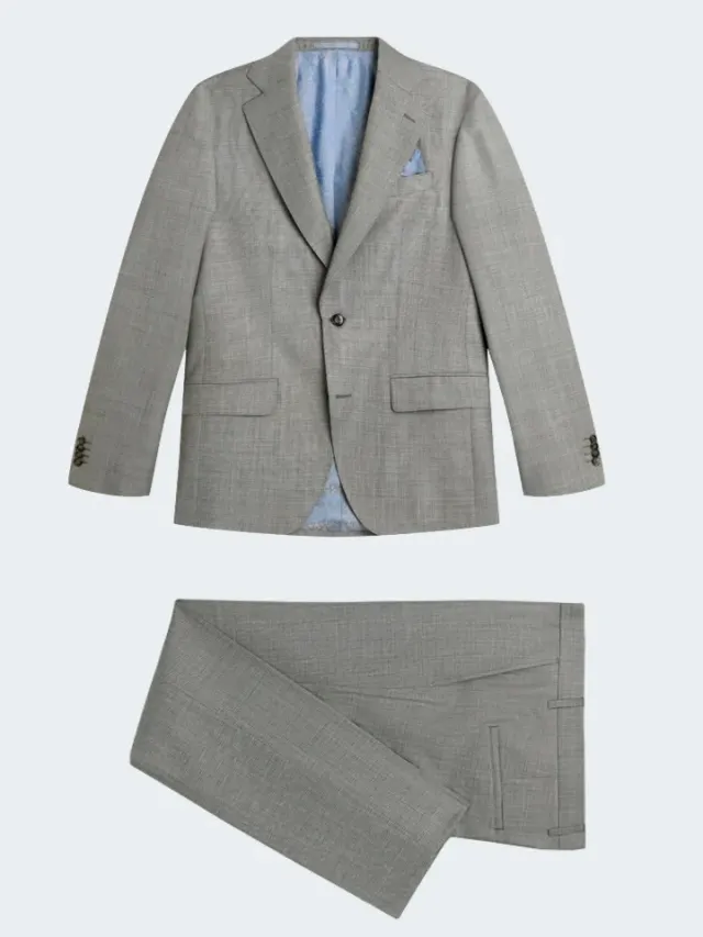 Sand Grisales Super 100s completo grigio regular fit