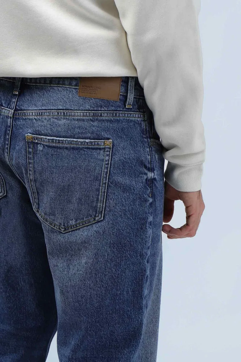 Sonny Bono Carrot Fit Jeans Bleu