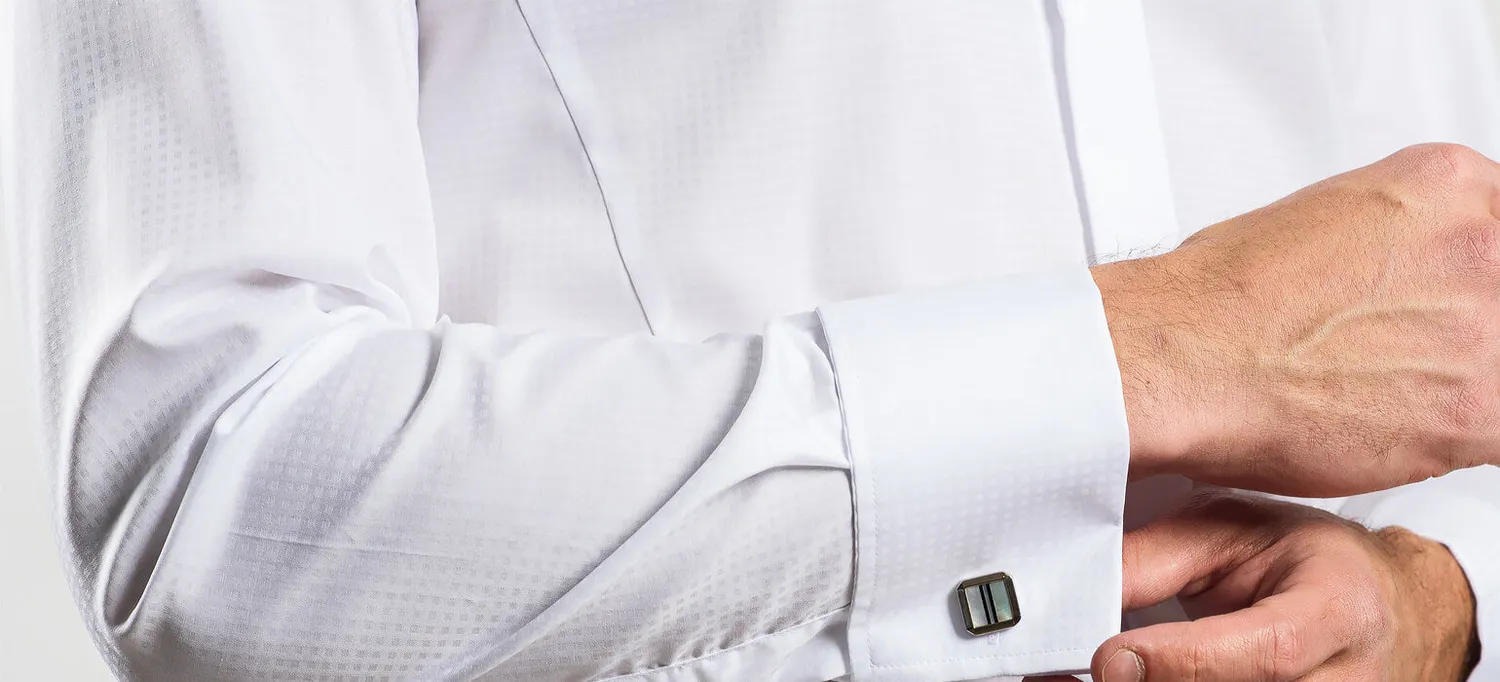 Alain Delon Extra Slim Fit camicia bianca cotone