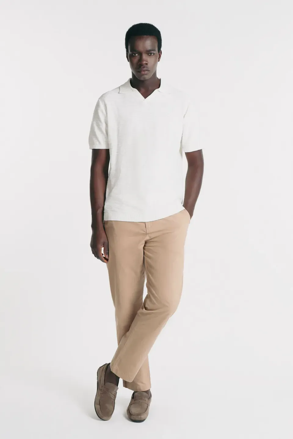 Sonny Bono Basic chinos pantaloni biscotto 100% cotone