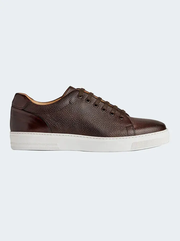 Sand Menswear MW F815 sneakers pelle marrone scuro