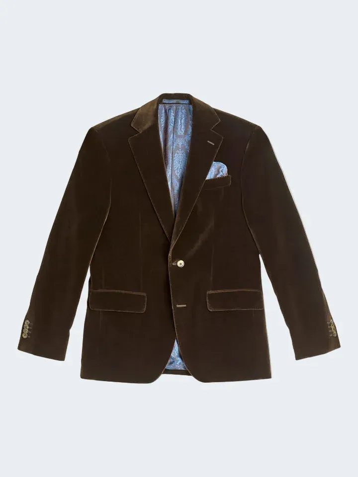 Sand Menswear Velvet Regular Fit blazer velluto