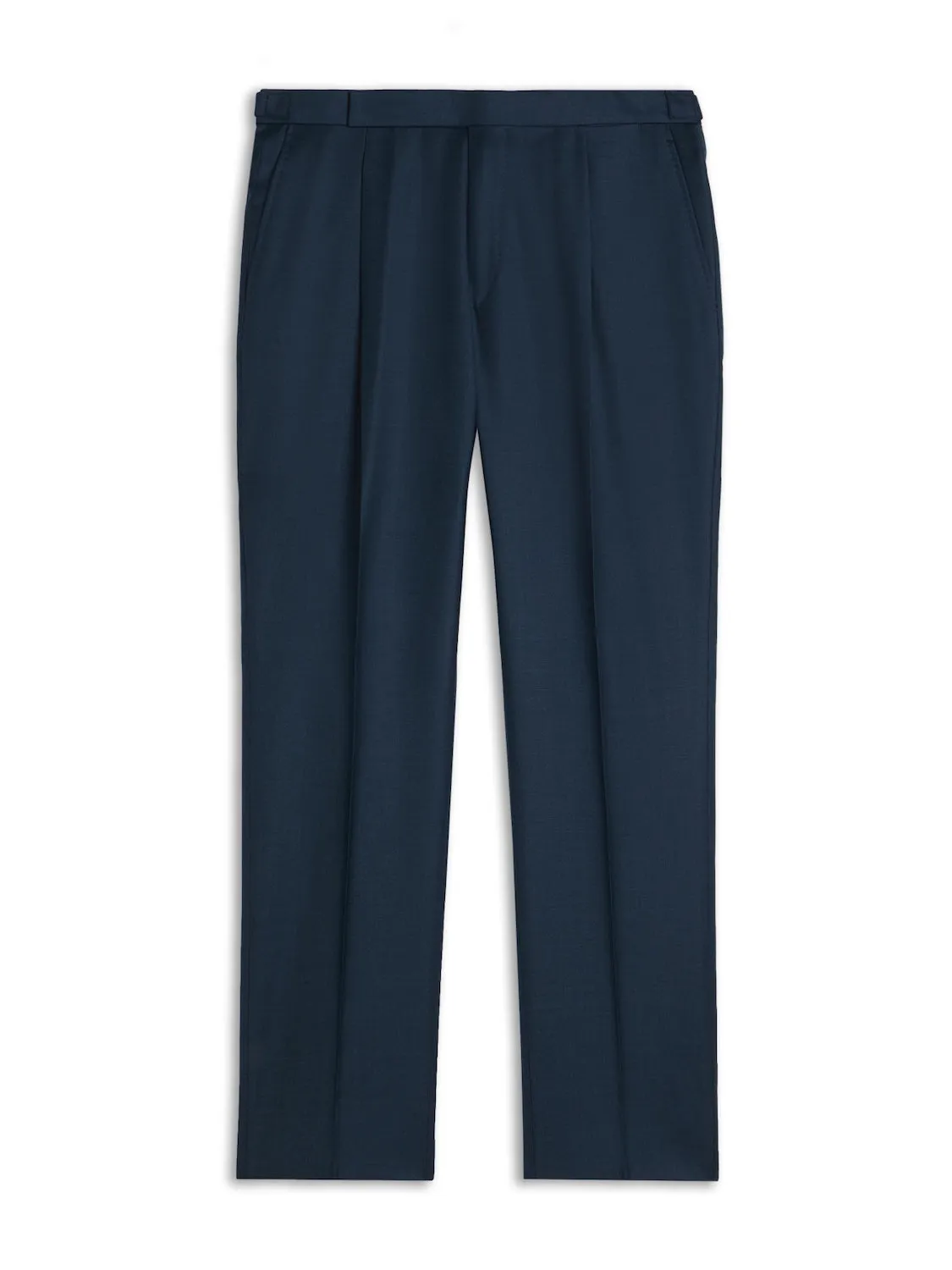Caruso pantalone regular fit lana blu