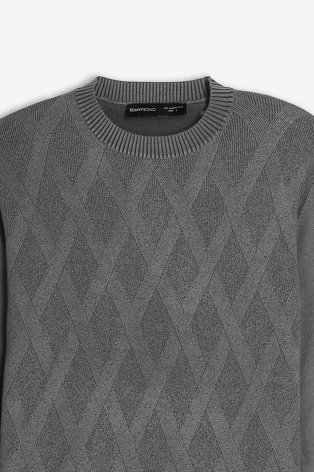 Sonny Bono Vanise Maglia Grigio Medio Girocollo