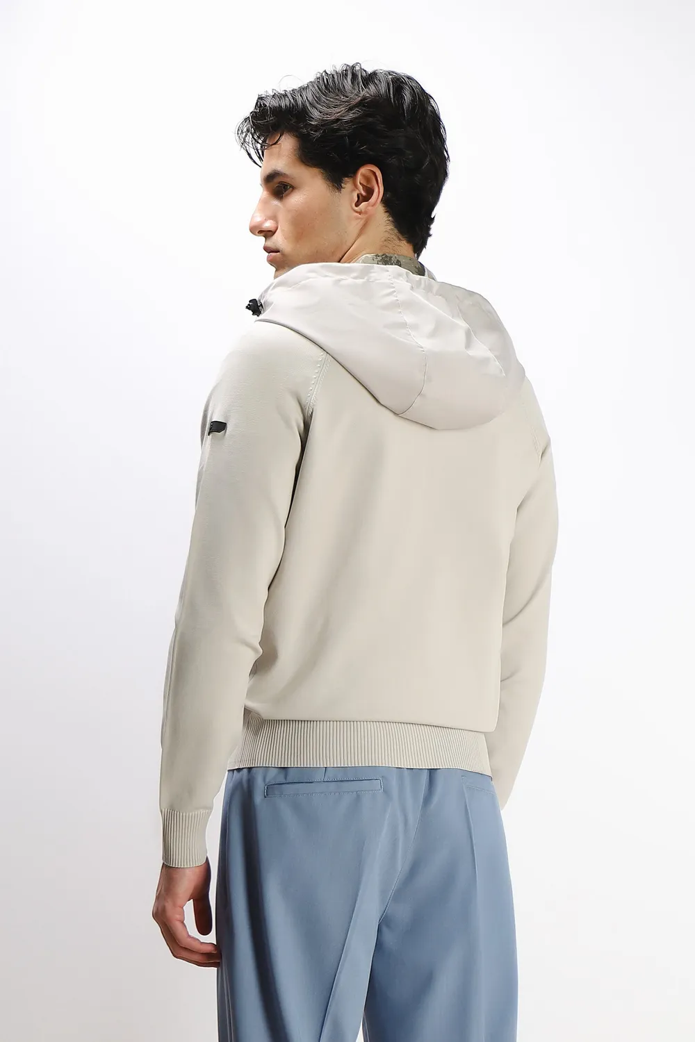Sonny Bono Bomber Maglia giubbotto grigio con cappuccio