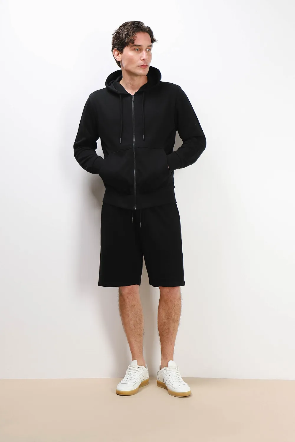 Sonny Bono bermuda felpa ZK 01001BF 126 nero cotone
