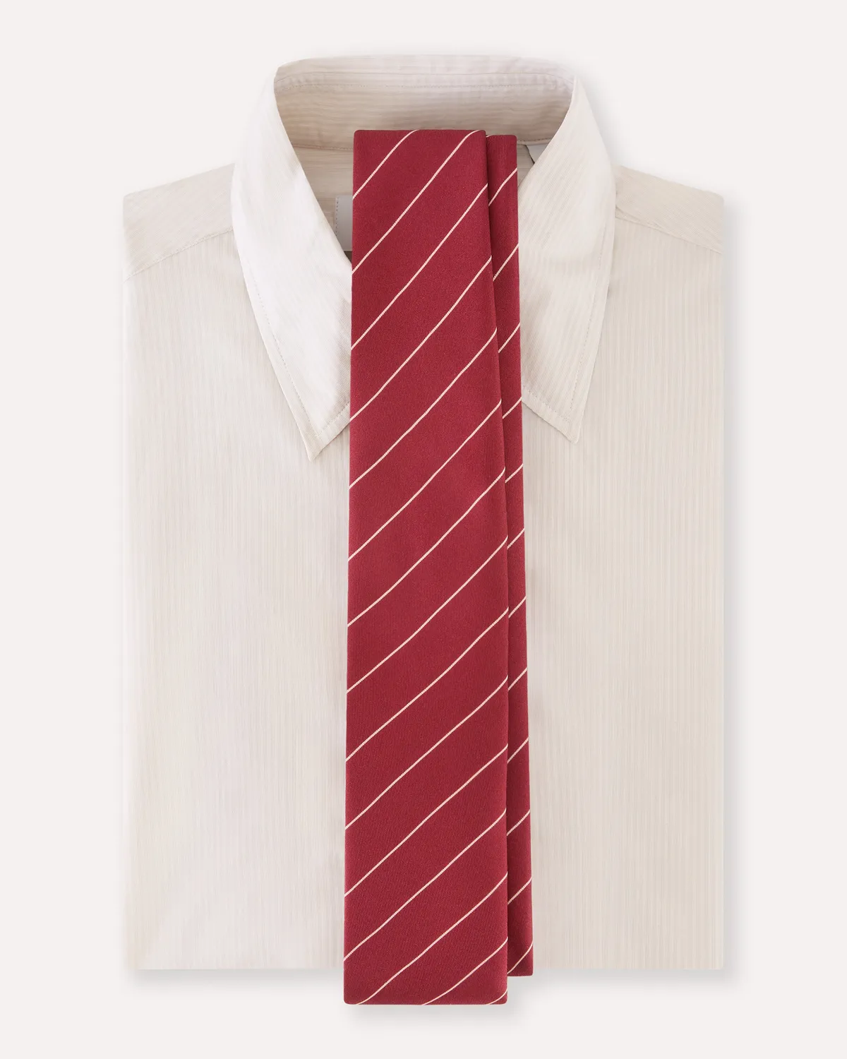 Lardini Cravatta seta jacquard bordeaux regimental