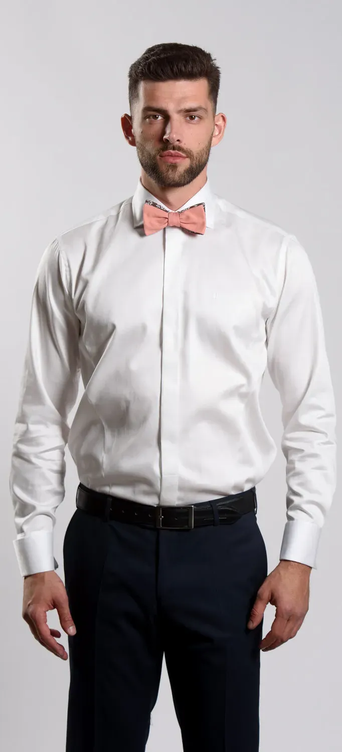 Alain Delon camicia champagne Extra Slim Fit in cotone