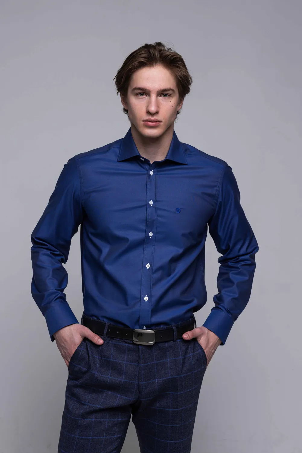 Alain Delon 13446 camicia business slim fit