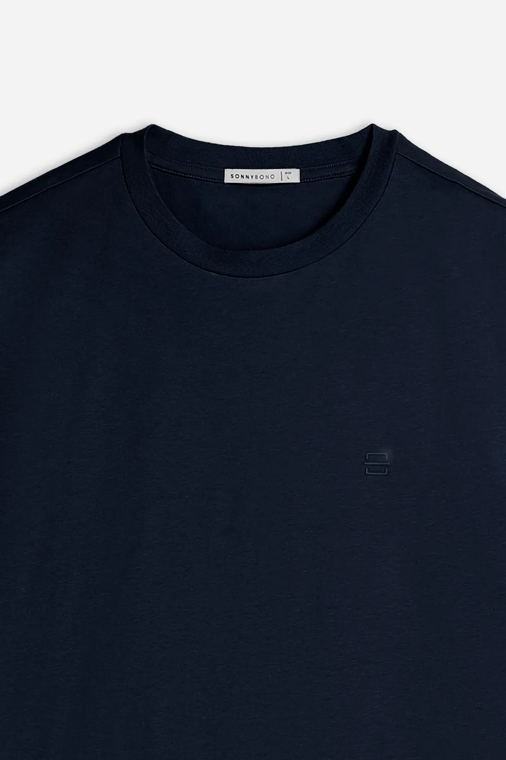 Sonny Bono Basic con Dettaglio T-Shirt Bleu