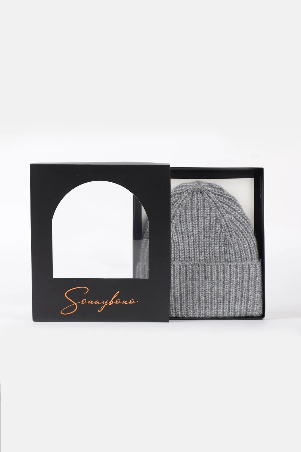 Sonny Bono cappello scatola grigio uomo elegante regalo