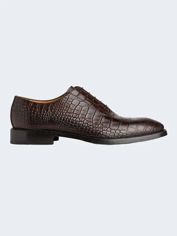 Sand Menswear MW F810 scarpe oxford pelle testa di moro