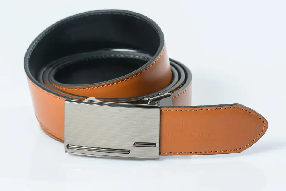 Alain Delon cintura pelle reversibile automatica 110