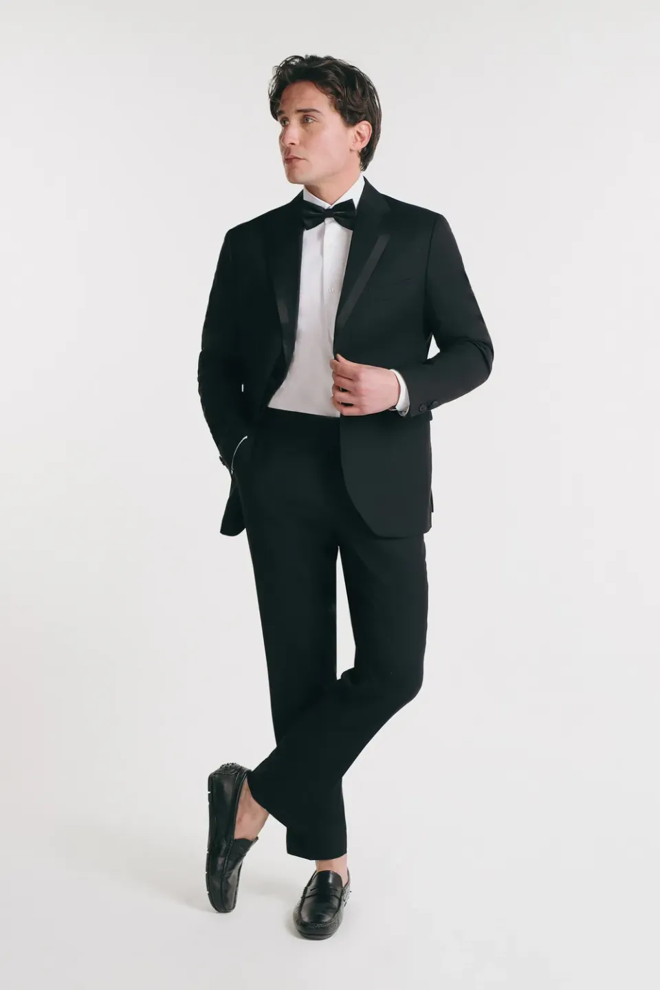 Sonny Bono Pantaloni Classici Neri Bordino Raso