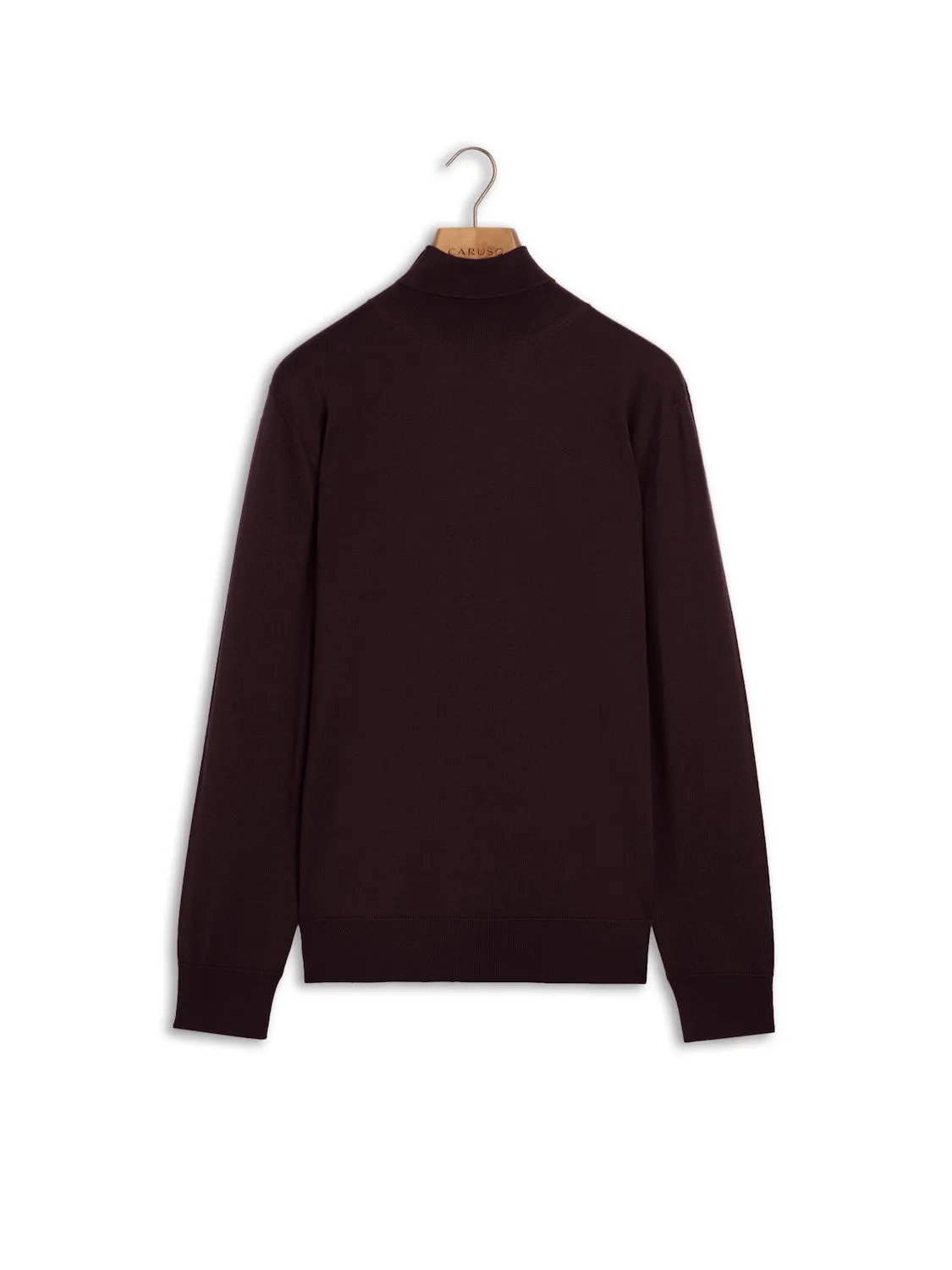 Caruso Dolcevita Uomo Lana Seta Cashmere Bordeaux