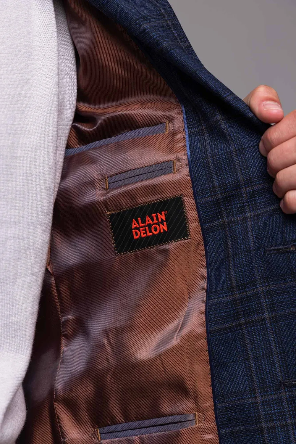 Alain Delon Blazer 13401 Quattro Stagioni Monopetto