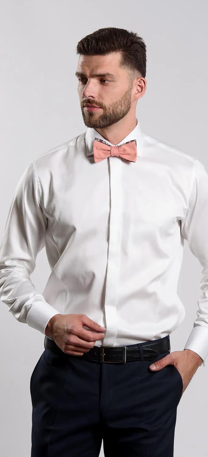 Alain Delon camicia champagne Extra Slim Fit in cotone