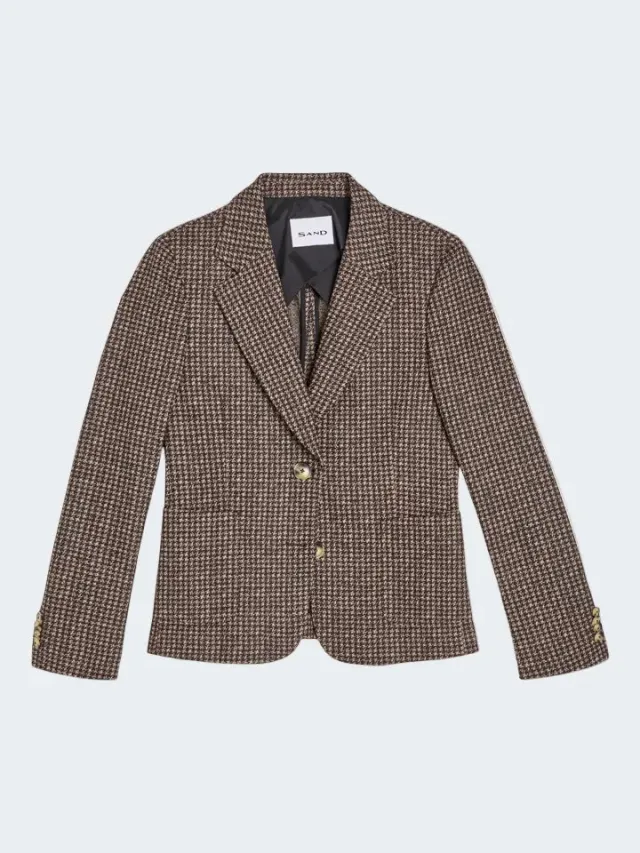 Sand Menswear Remi Soft blazer jersey fantasia