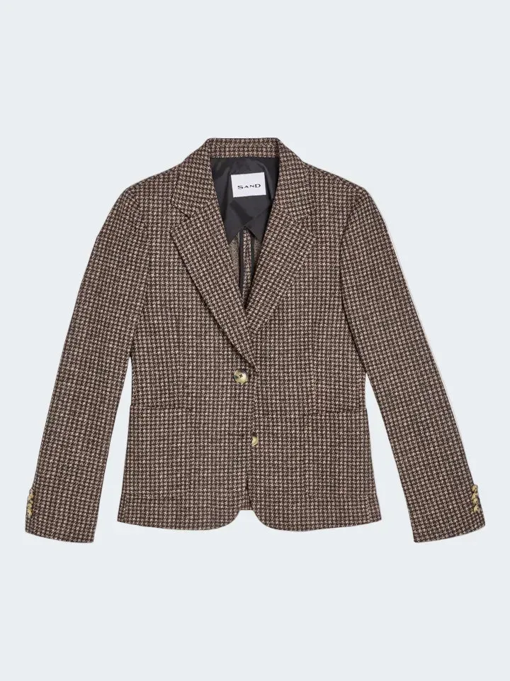 Sand Menswear Remi Soft blazer jersey fantasia