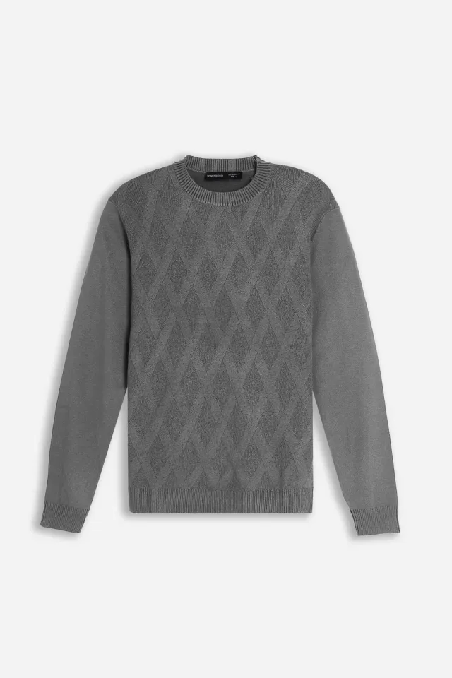Sonny Bono Vanise Maglia Grigio Medio Girocollo