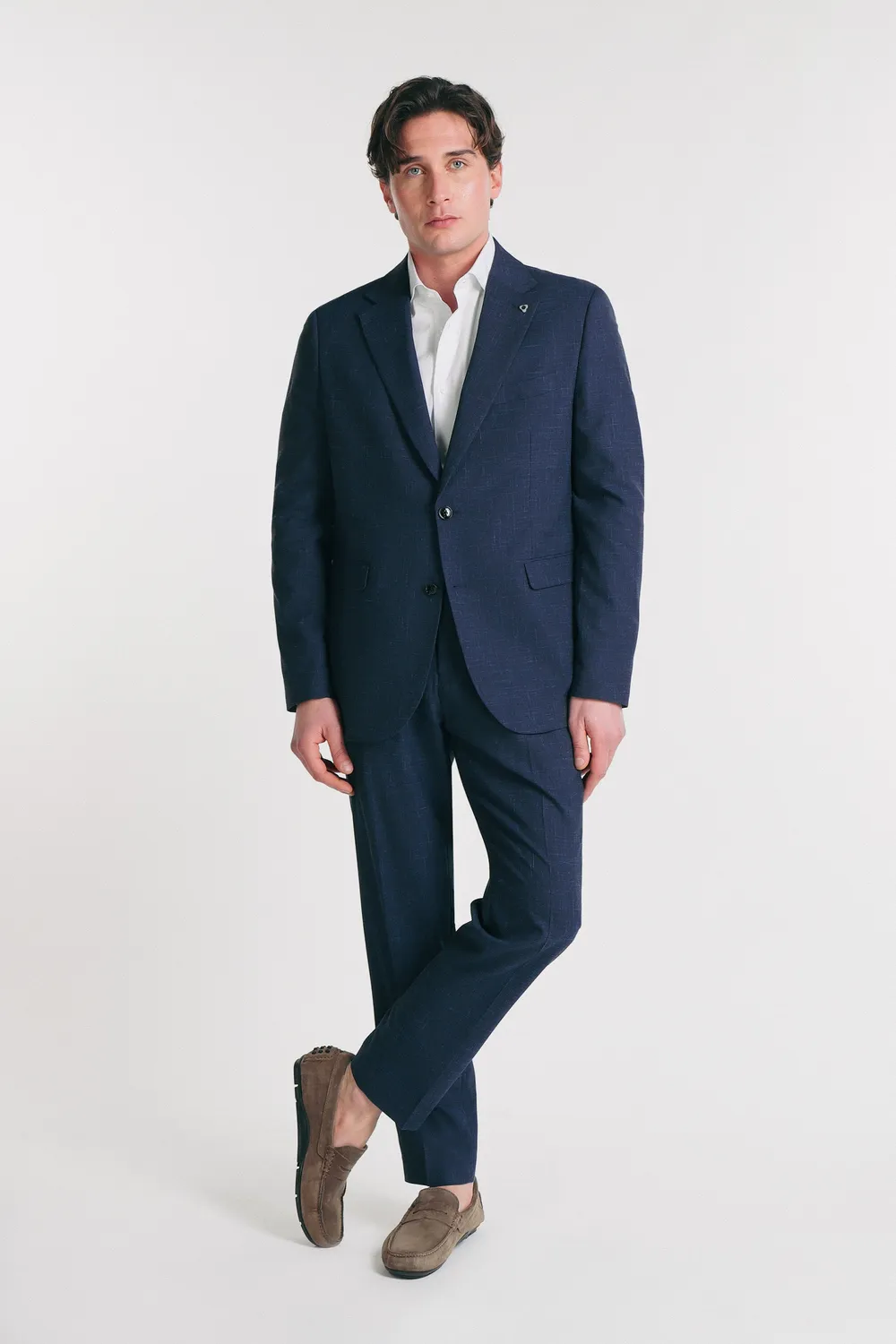 Sonny Bono Giacca Abito Comfort Fit Bleu