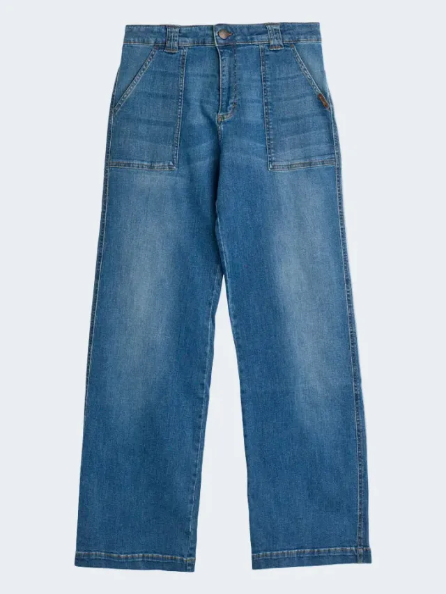 Sand 0796 Damla jeans larghi fantasia