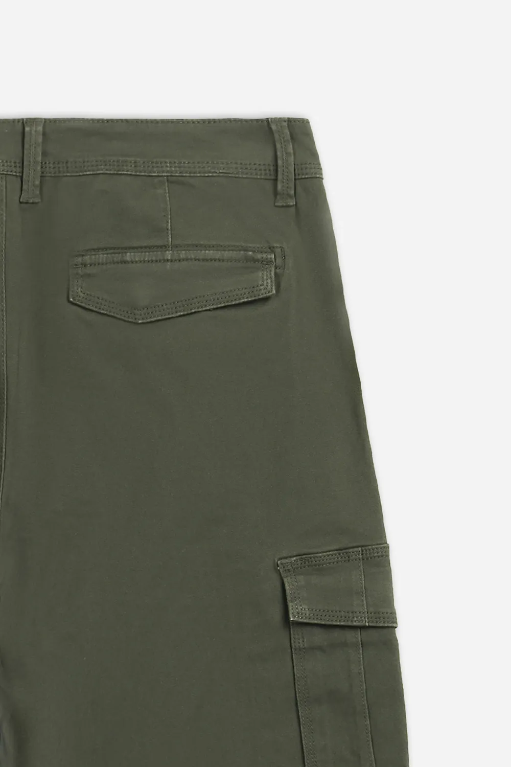 Sonny Bono Basic pantalone cargo verde militare cotone