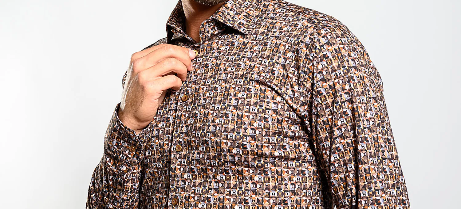 Alain Delon camicia stretch extra slim anti-stiro