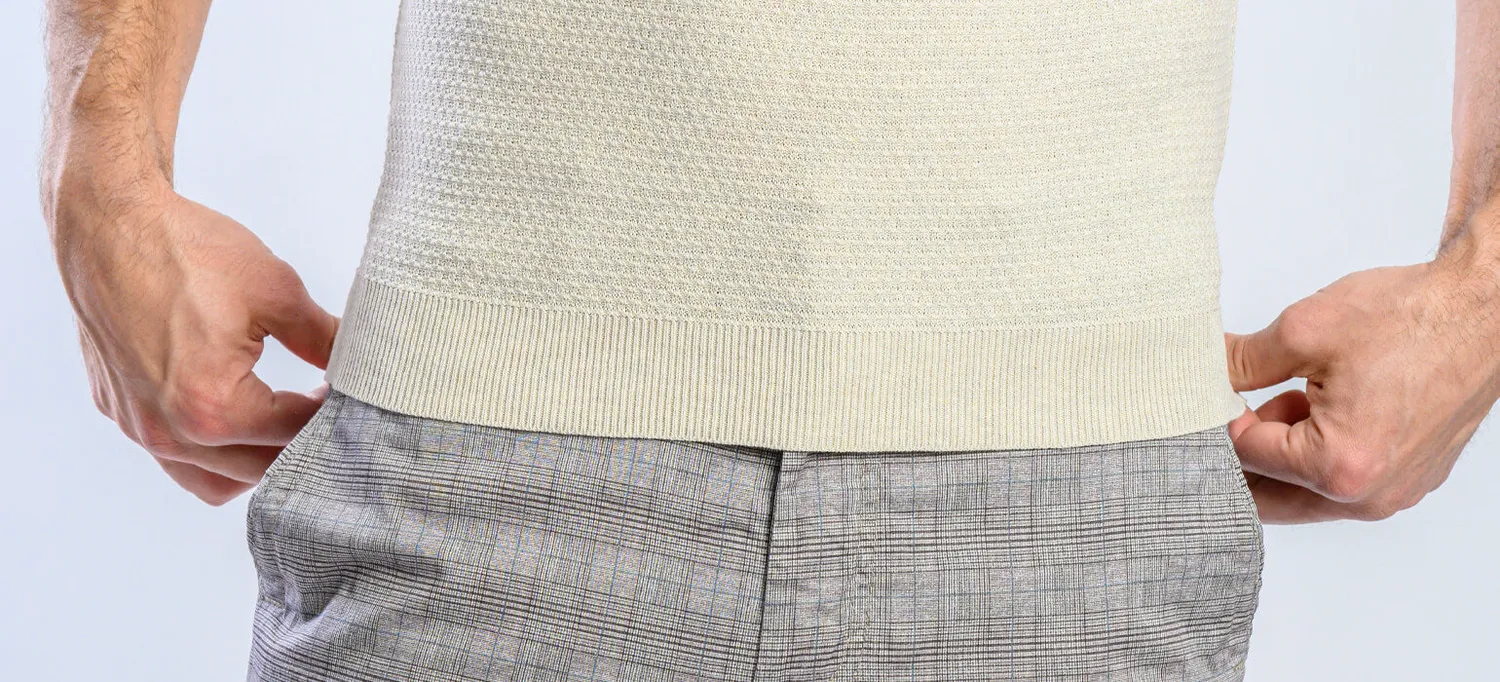 Alain Delon t-shirt beige maglia cotone slim fit