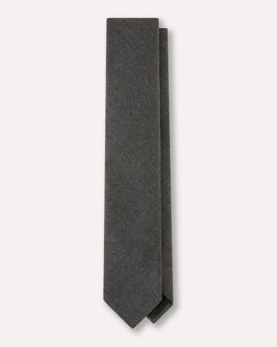 Lardini Cravatta Grigia Flanella Stretch 148 cm