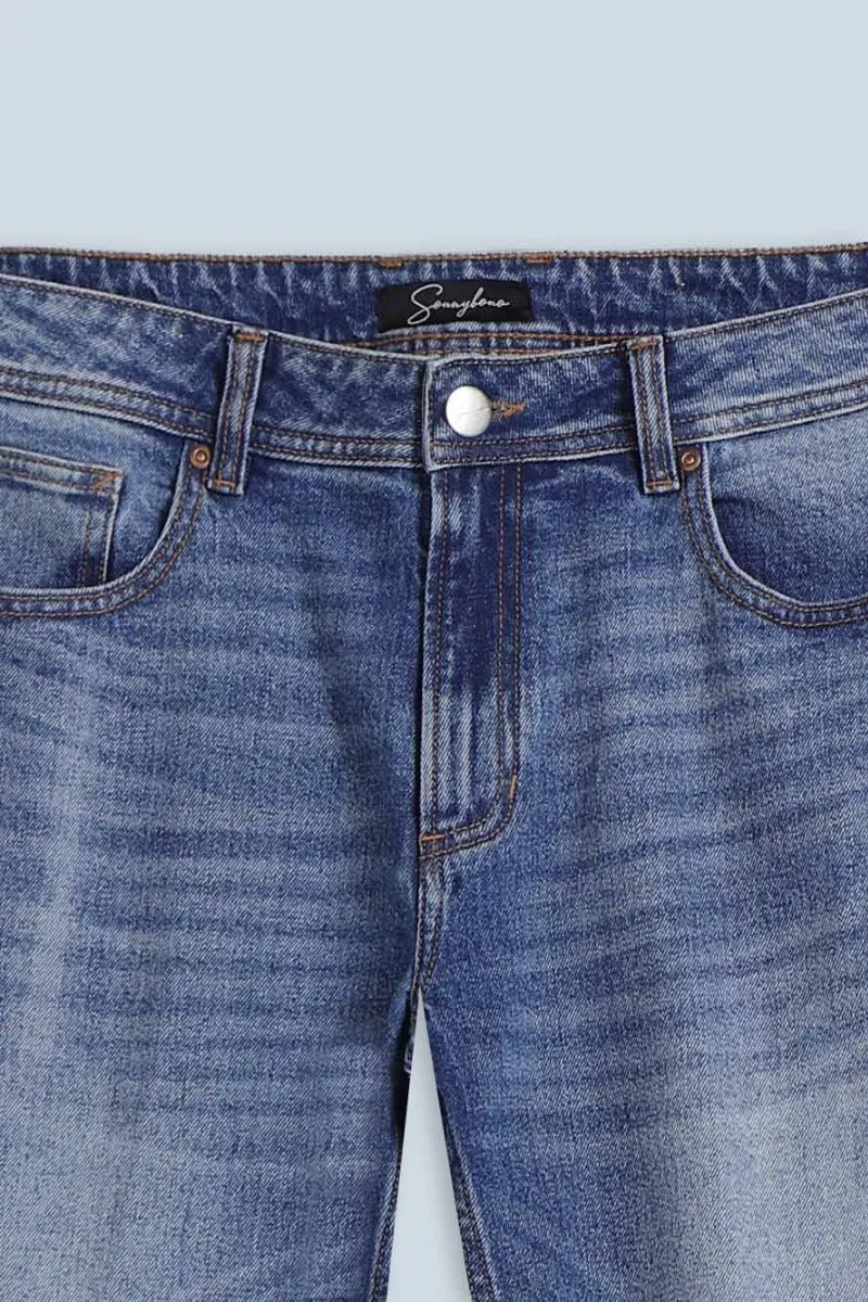 Sonny Bono jeans slim cropped indaco