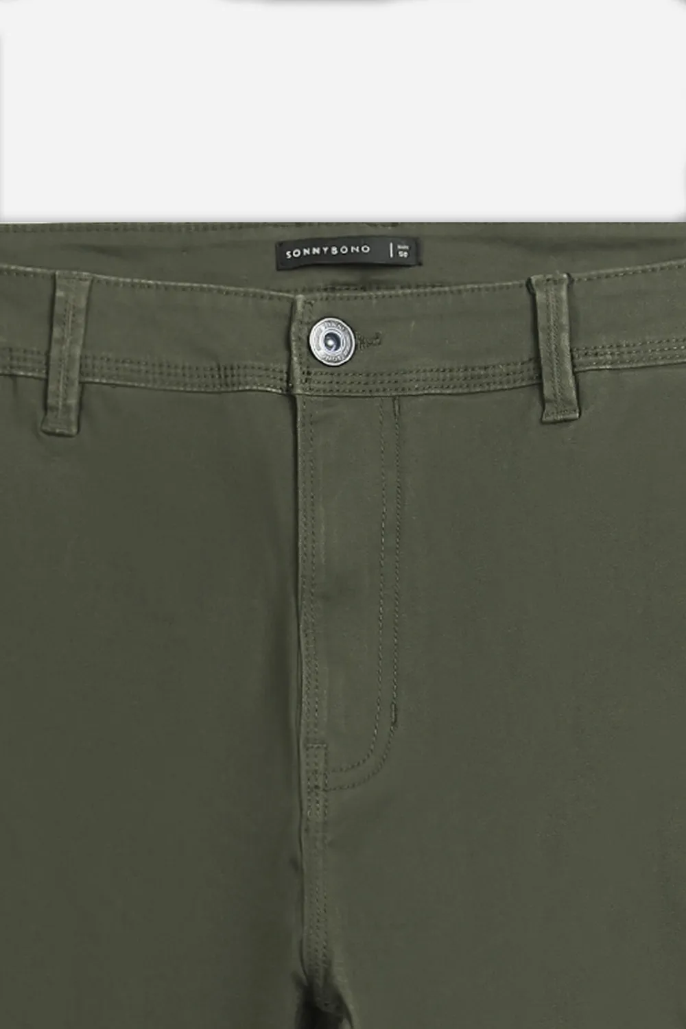 Sonny Bono Basic pantalone cargo verde militare cotone