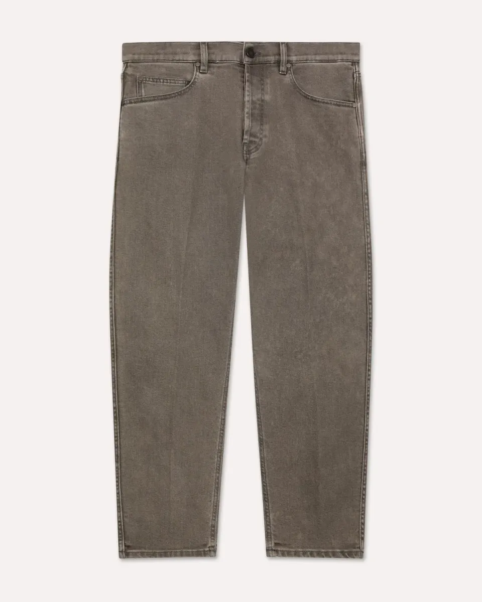 Lardini Jeans grigio carrot fit elastan fondo stretto
