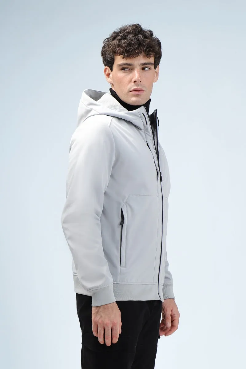 Sonny Bono Giubbotto Softshell grigio chiaro